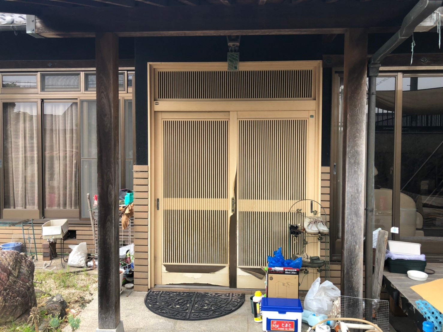 愛知県半田市 戸建住宅 LIXILリシェント 玄関引戸リニューアル工事【知多トーヨー住器】